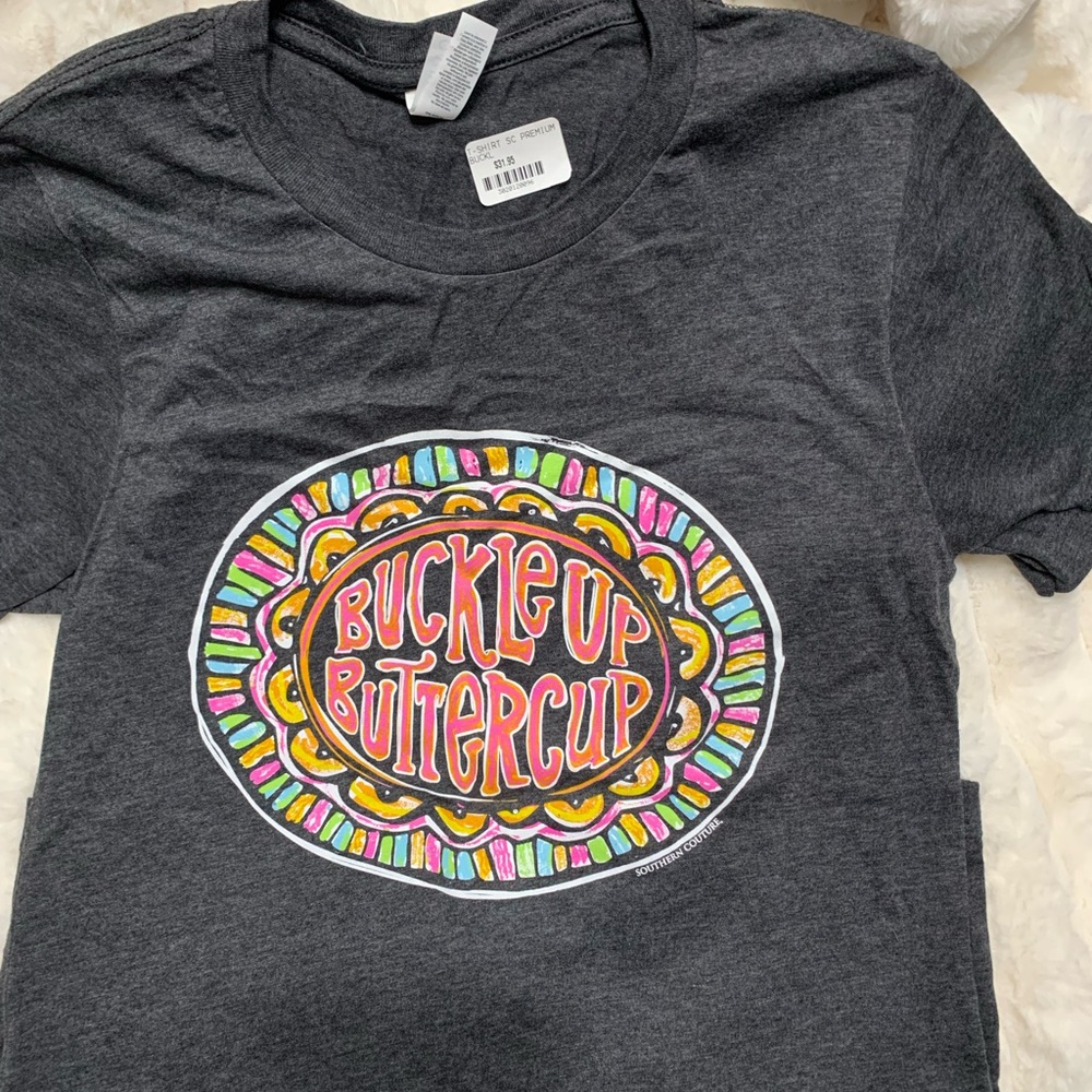 Gray Graphic Ladies T-Shirt Sm